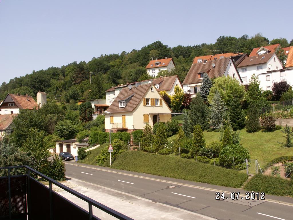 Landgasthof Zum Hirschen Hafenlohr Kamer foto