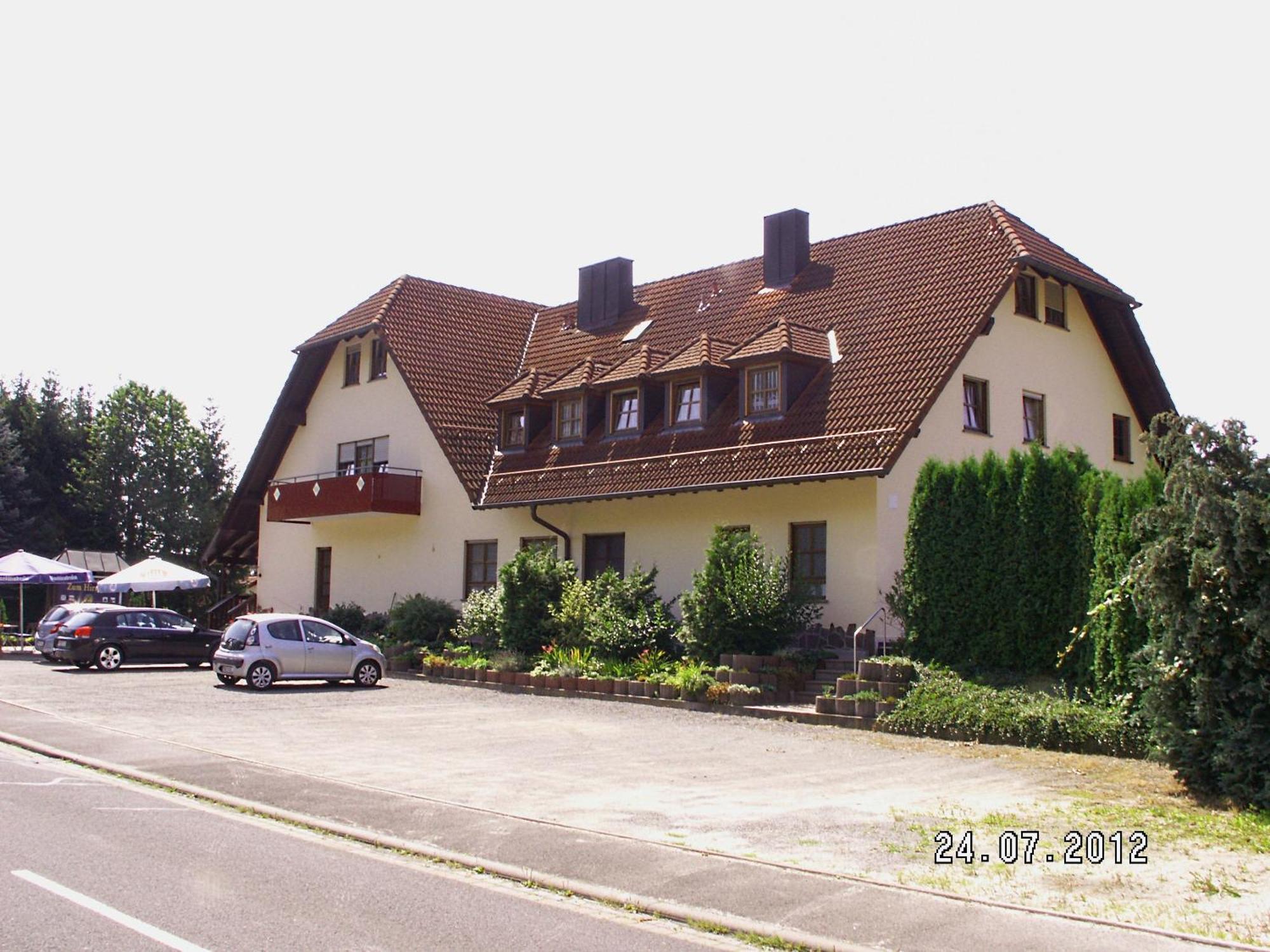 Landgasthof Zum Hirschen Hafenlohr Buitenkant foto
