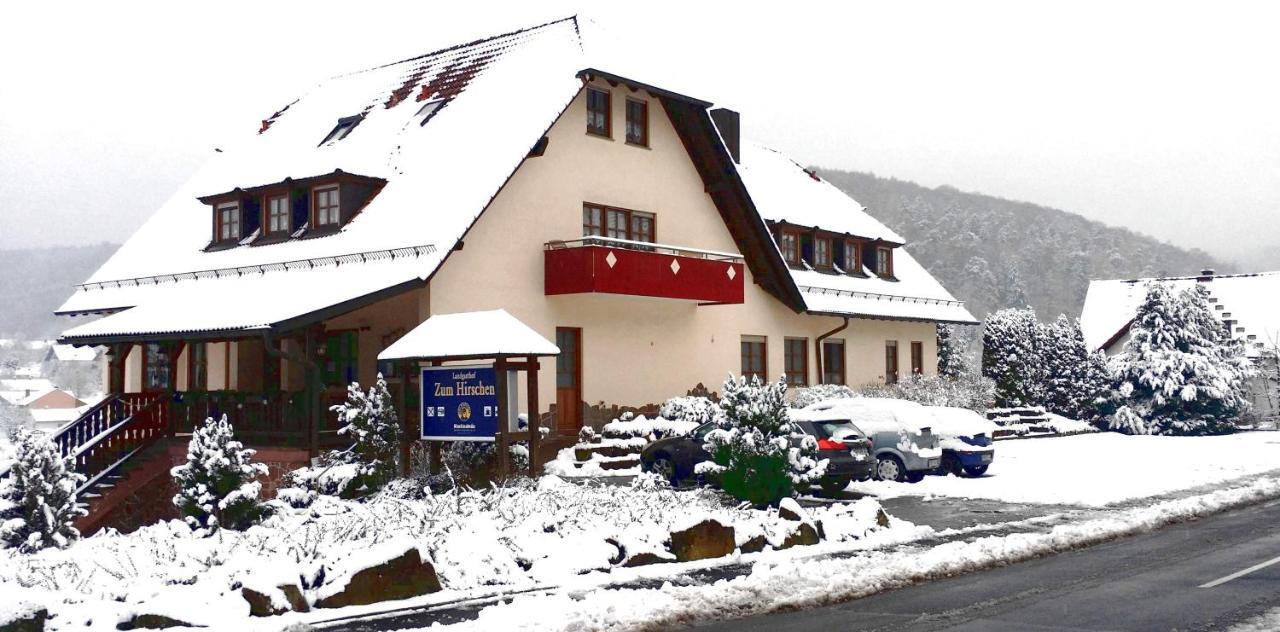 Landgasthof Zum Hirschen Hafenlohr Buitenkant foto