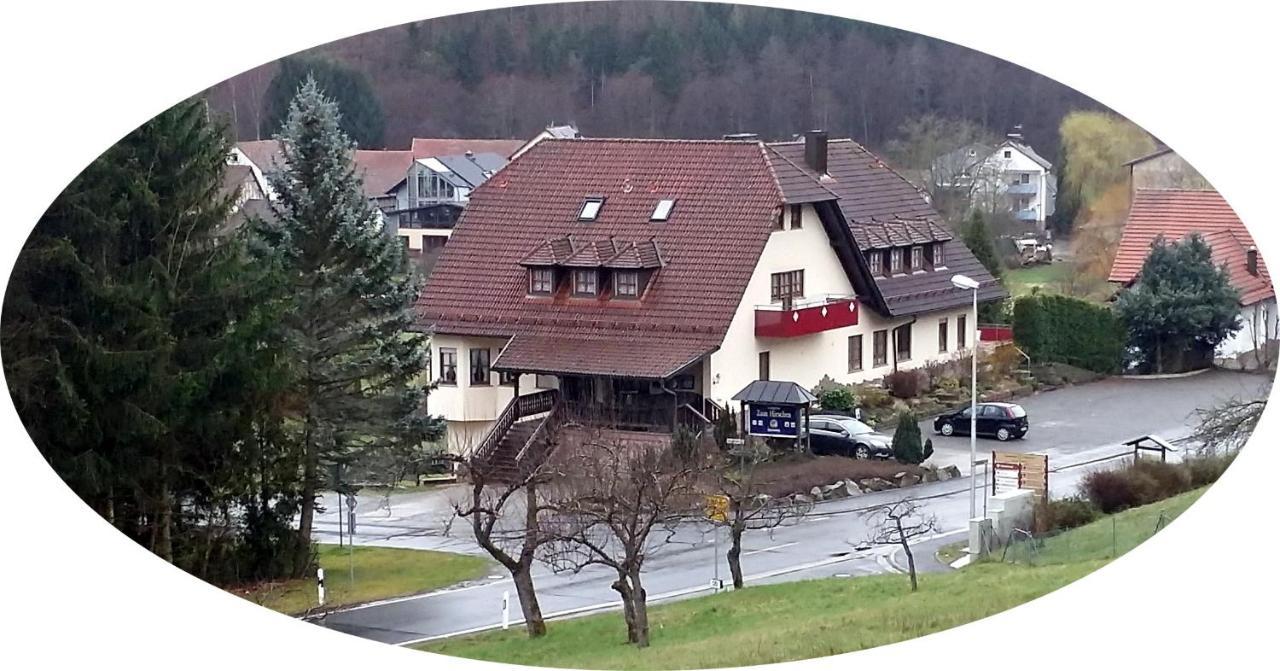 Landgasthof Zum Hirschen Hafenlohr Buitenkant foto